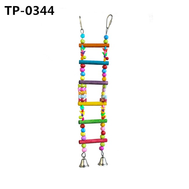  Bird Ladder Toys Pet Cage Accessories Hammock Swing Toy for Climbing 