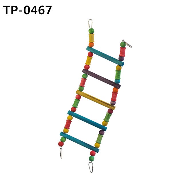  Bird Ladder Toys Pet Cage Accessories Hammock Swing Toy for Climbing 