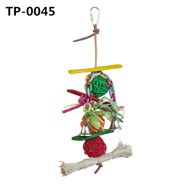 Bird Rattan Balls Toy Pet Cage Bite Toys for Parakeet Budgie Cockatoo Decoration with Manufacturer Price