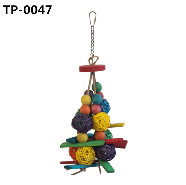 Bird Rattan Balls Toy Pet Cage Bite Toys for Parakeet Budgie Cockatoo Decoration with Manufacturer Price