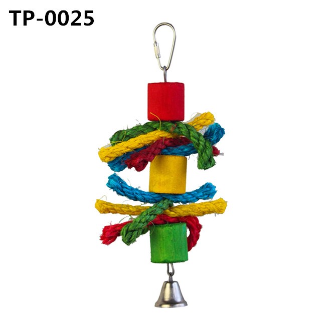 Bird Shredding Cage Hanging Bite Toys for Small Parakeets Cockatiel Conures Finches