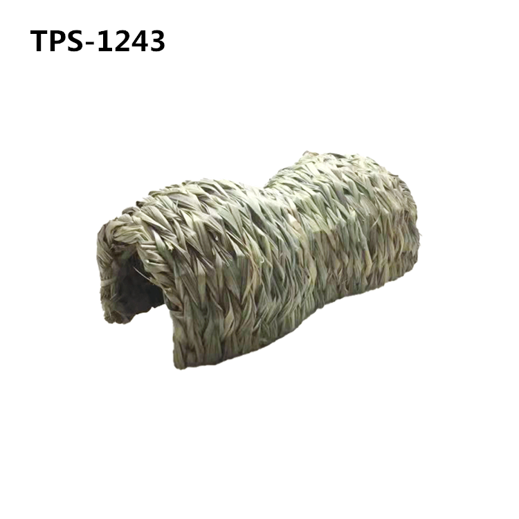 Bunny Grass House Chew Toys Rabbit Hideaway Hut Grass Hideout Hand Woven Hamster ​Natural Grass Bedding for Guinea Pig Small Animals ​ Chinchill​ TPS-1240/41/42/43