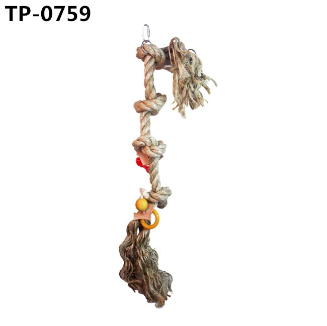 Cat Dog Chews Cotton Toys Parrot Hanging Ropes for Biting Manufactuer Price