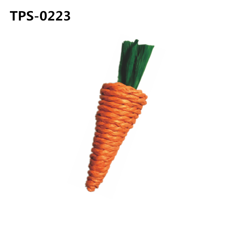 Carrot Shapes Cat Rope Toys  Interactive Cat Toys for Cats and Kittens Biting Chewing Keeping Cats Teeth Cleaning​ TPS-0222/223/224