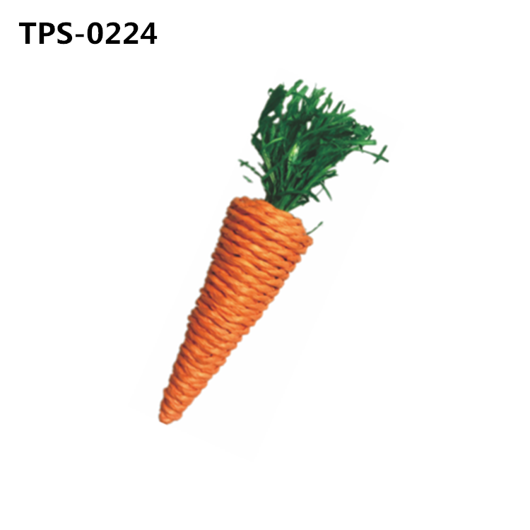 Carrot Shapes Cat Rope Toys  Interactive Cat Toys for Cats and Kittens Biting Chewing Keeping Cats Teeth Cleaning​ TPS-0222/223/224