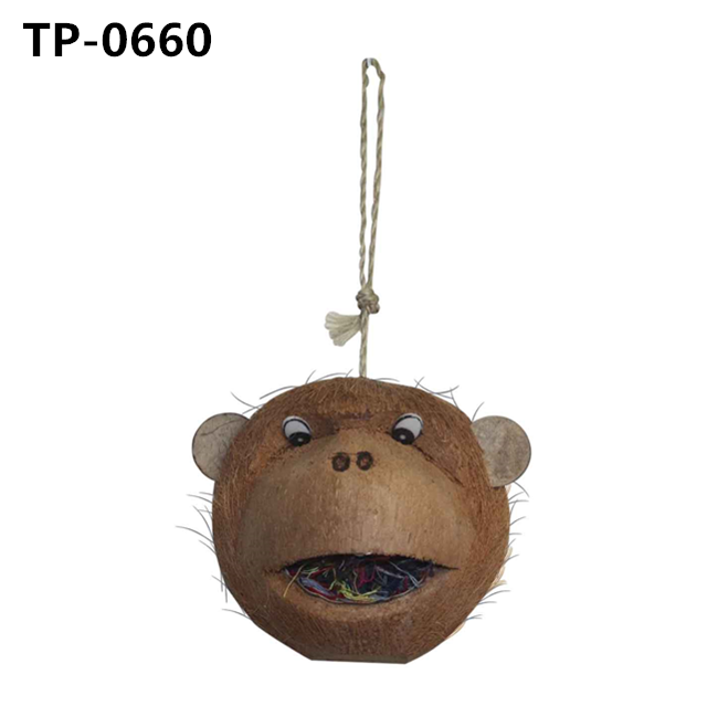 Coco Monkey Foraging Toy for Bird Parrots Chews Bites with Factory Price 