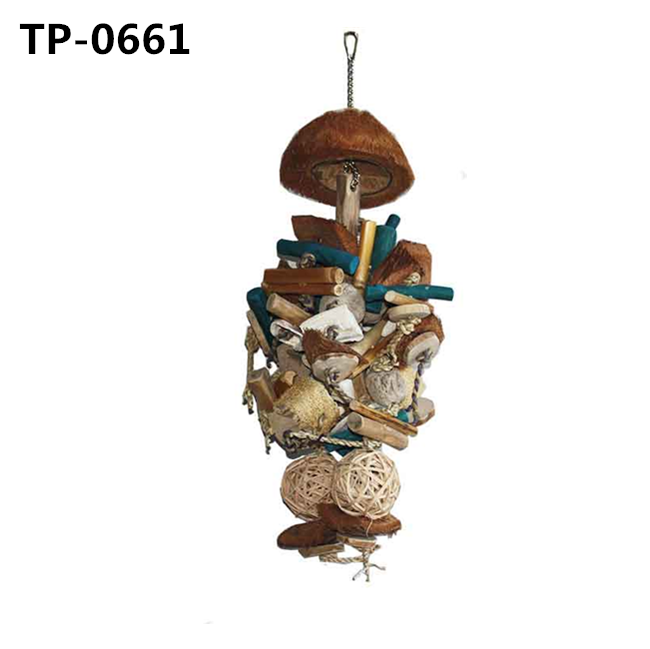 Coco Monkey Foraging Toy for Bird Parrots Chews Bites with Factory Price 