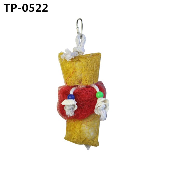 Coconut Fiber Bird Bag Toy Nesting Material for Budgie Hummingbird Canary Parakeet