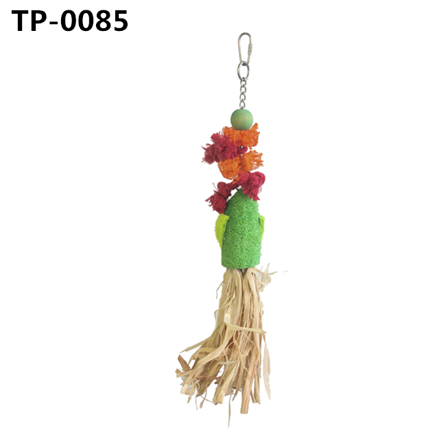 Corn Husk Parrot Chew Toys for Small Medium Pet Birds Macaws Budgies with Factory Price