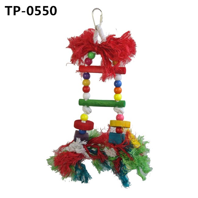 Food Dying Sisal Rope Bird Tearing Toys for African Grey Cockatoo Cockatiel Macaw Amazon Parrot with Factory Price 