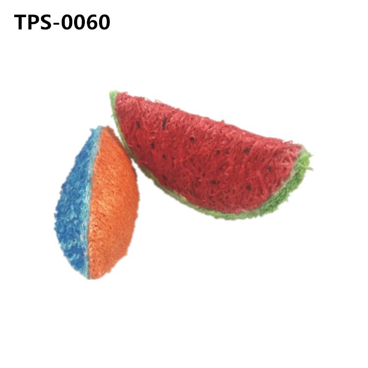 Food Grade Dyed Fruits Shaped Rabbit Chew Toy Small Animal Grinding Playing Toy for Rabbit Guinea Pigs Hamster Small Pet Chew Toy ​TPS-0059/60/61