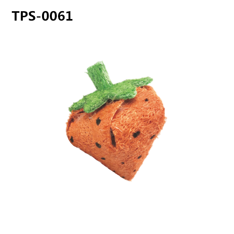 Food Grade Dyed Fruits Shaped Rabbit Chew Toy Small Animal Grinding Playing Toy for Rabbit Guinea Pigs Hamster Small Pet Chew Toy ​TPS-0059/60/61