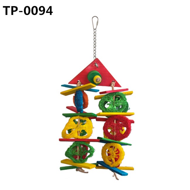 Funny Loofah Bird Cage Hanging Toys for Parrot Chews Bites Shredding Wholesale Price