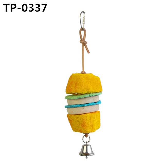 Funny Loofah Bird Cage Hanging Toys for Parrot Chews Bites Shredding Wholesale Price