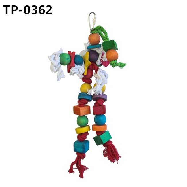 Halloween Parrot Toys Parrots Cage Chewing Toys for Small or Medium Parrots Finches Cockatoo Training