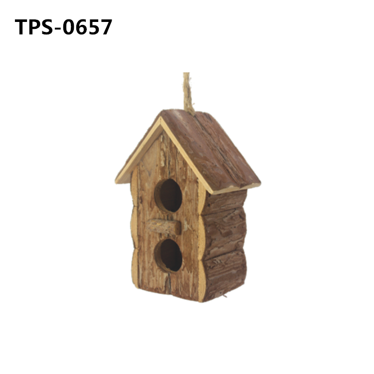 Eco-friendly Hamster Hideout Wooden House,Natural Wood Rat Hut for Dwarf Hamster Mouse Playing hiding​ TPS-0648/649/657