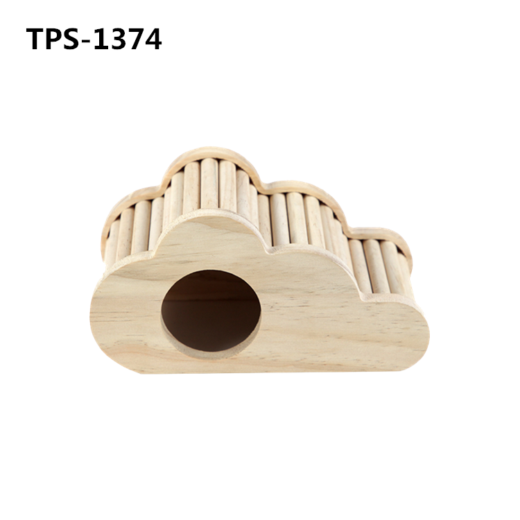 Hamster Wood House with Climbing Ladder for Hamsters Gerbils Mice​ TPS-1373/74/75