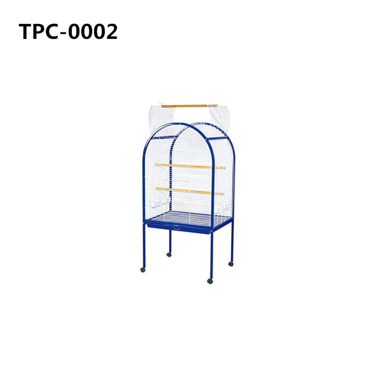 Large Bird Flight Cage with Rolling Stand for African Grey Parrot Cockatiel Sun Parakeet Conure 