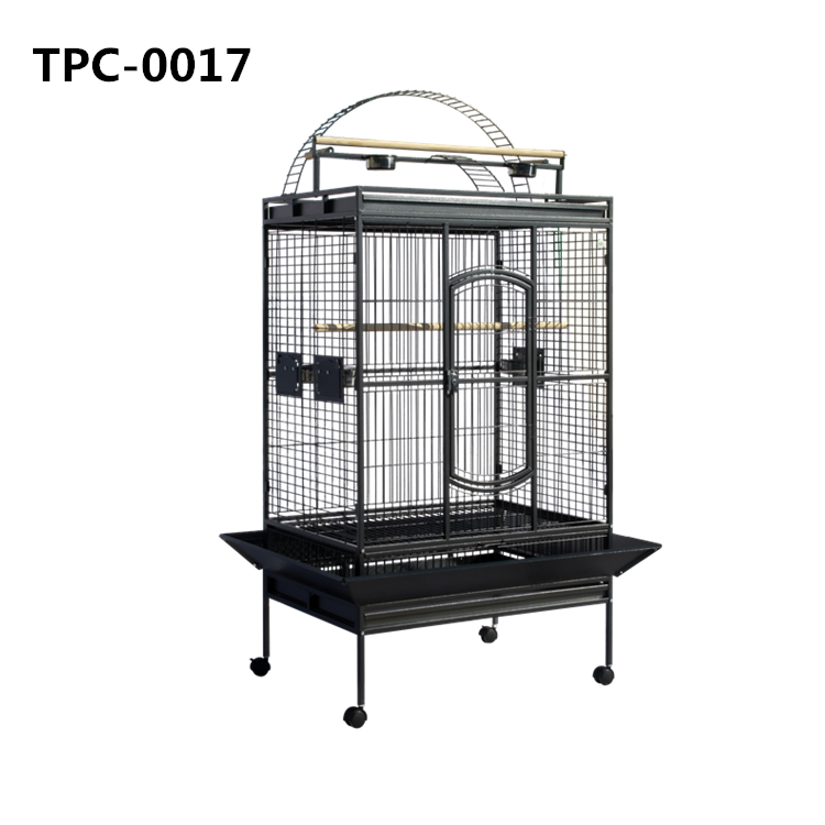 Large Birdcage with PlayTop & Rope Bungee Bird Toy for Parakeet, Parrot, Lovebirds, Pigeons, Cockatiels, Macaw