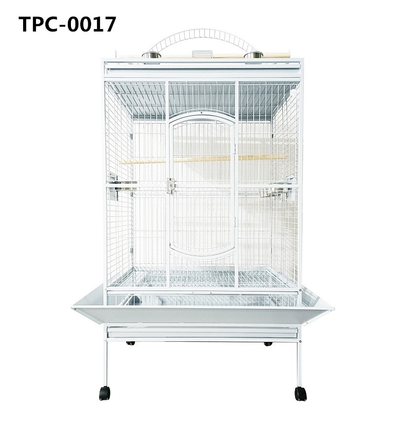 Large Birdcage with PlayTop & Rope Bungee Bird Toy for Parakeet, Parrot, Lovebirds, Pigeons, Cockatiels, Macaw