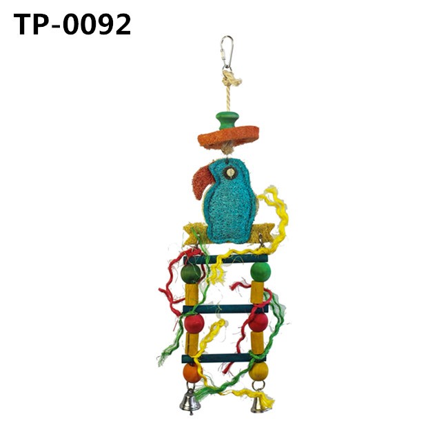 Loofah Bird Foot Climbing Toy with Bell for Parrot Interactive Pet Supplies Price