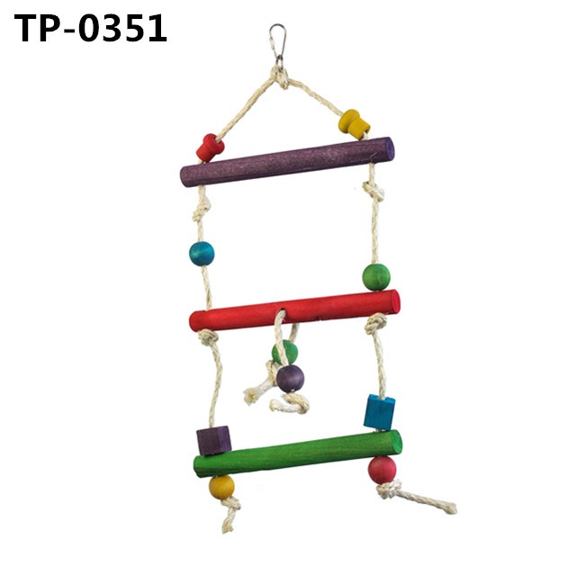  Natural Sisal Bites Rope Hanging Perch for Parrot Cockatoo African Grey with China Wholesale Price