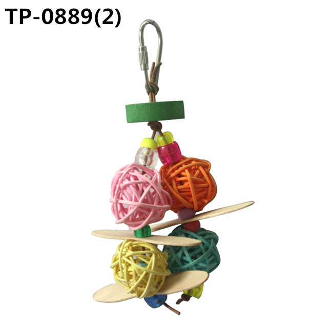 Parrot Chew Toy Bird Bite Toy Cage Hanging Toy with Factory Wholesale Price - 副本