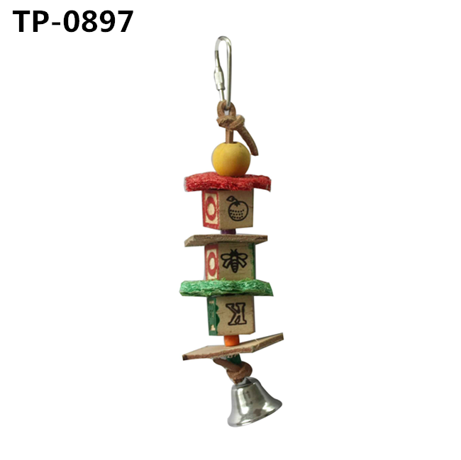 Parrot Chew Toy Bird Bite Toy Cage Hanging Toy with Factory Wholesale Price - 副本