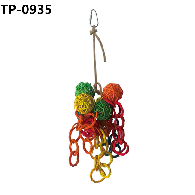 Parrot Chew Toy Bird Bite Toy Cage Hanging Toy with Factory Wholesale Price - 副本