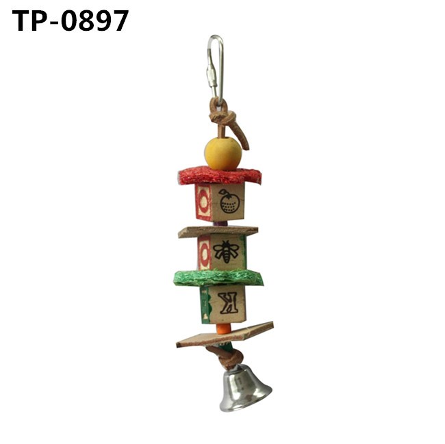 Parrot Chewing Toys Bird Cage Accessories for Small Parakeets Cockatiels Finches Budgie Macaws Parrots Love Birds Peony