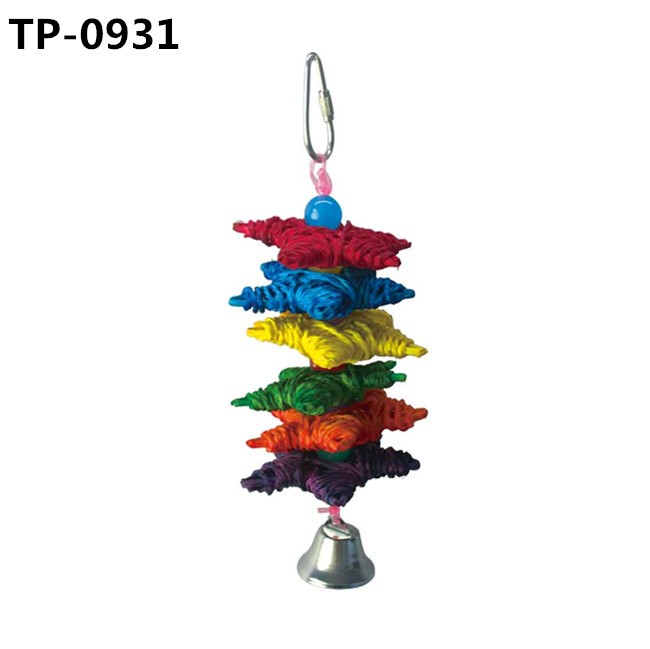 Parrot Chewing Toys Bird Cage Accessories for Small Parakeets Cockatiels Finches Budgie Macaws Parrots Love Birds Peony