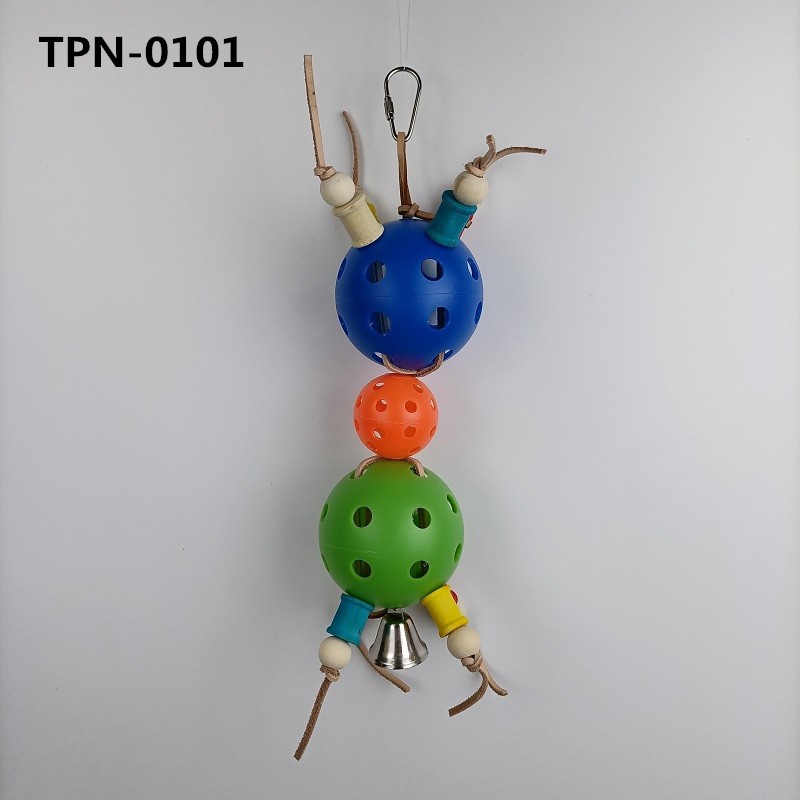 Parrot Climbing Toys ​Funny Plastic Ball Bird Interactive Foot Toy For Conure Cockatiel Bird ToysTPN-0101