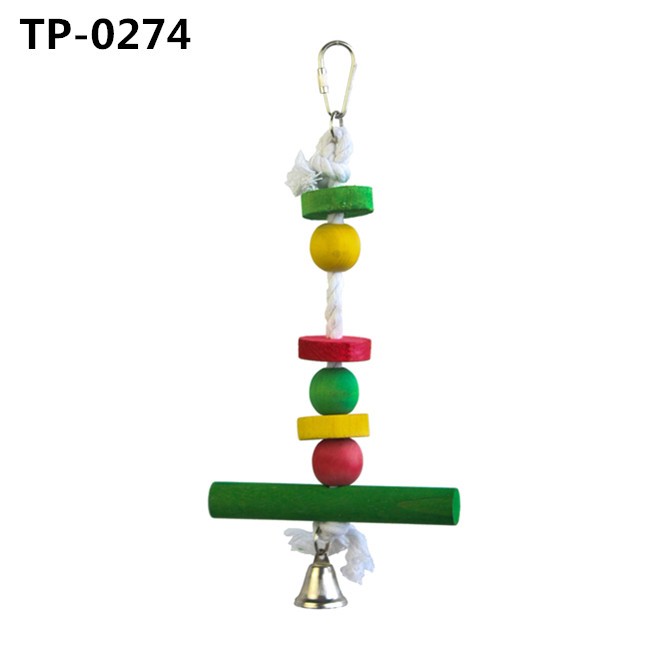 Parrot Hanging Cage Toy Bird Perch Gym Stand for Small Bird Conure Cockatiel Parrotlet Lovebird Budgie