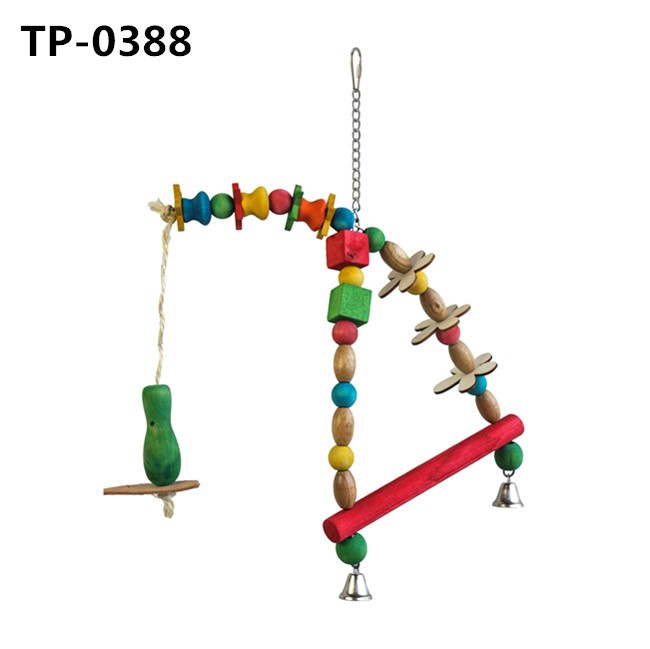 Parrot Hanging Swing Bird Cage Toys for Parrots Parakeets Cockatiels Conures