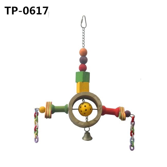 Parrot Hanging Swing Bird Cage Toys for Parrots Parakeets Cockatiels Conures