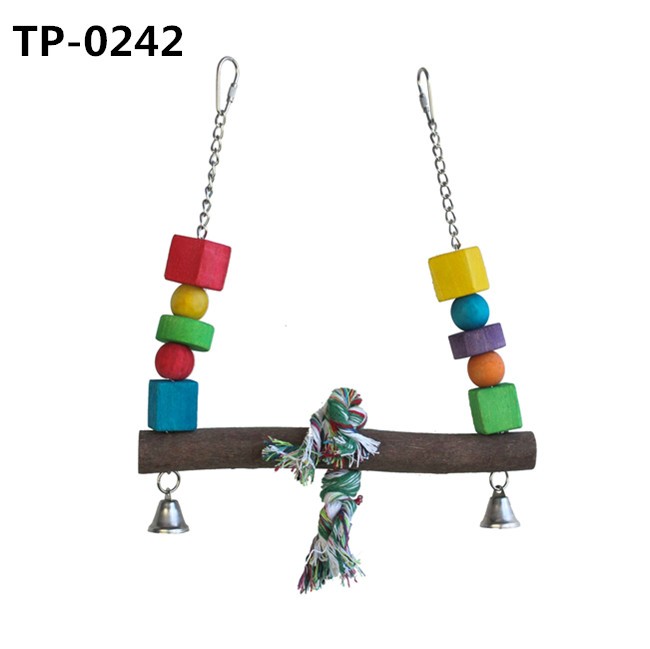  Parrot Swing Chewing Toys Pet Cages Accessories with Factory Price