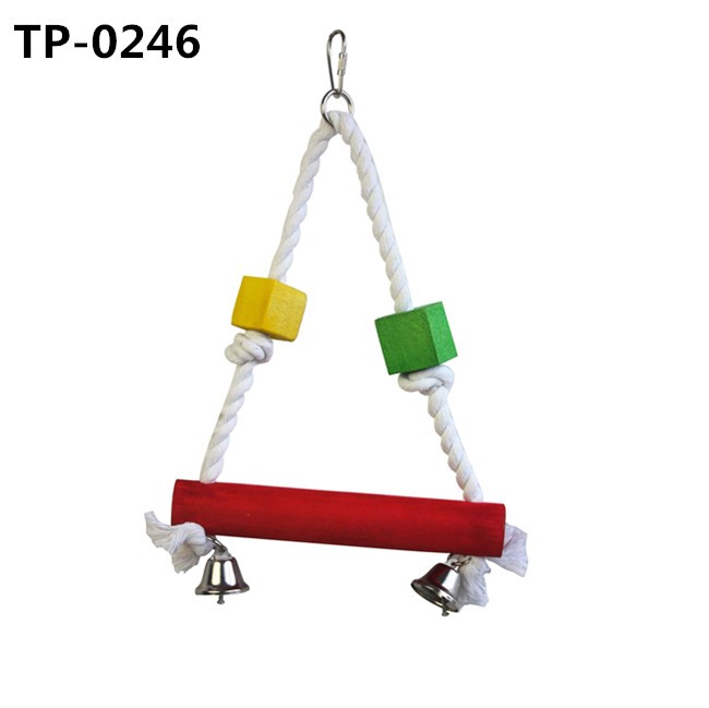  Parrot Swing Chewing Toys Pet Cages Accessories with Factory Price