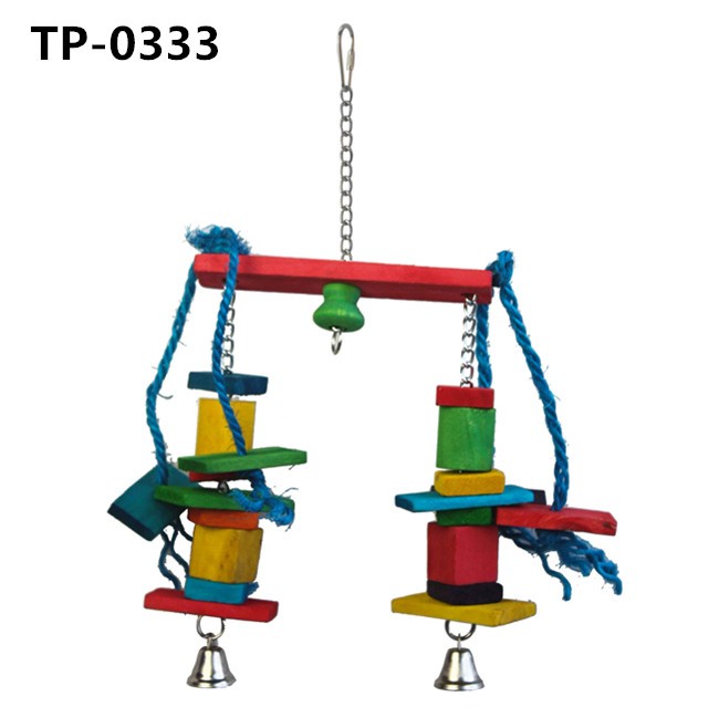 Pet Cage Hammock Hanging Sial Chews Toy for Parakeet Cockatoos Eclectus Amazon Parrot Birds Shredding with China Wholesale Price