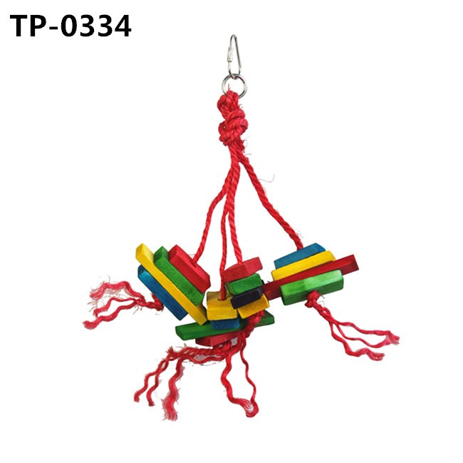 Pet Cage Hammock Hanging Sial Chews Toy for Parakeet Cockatoos Eclectus Amazon Parrot Birds Shredding with China Wholesale Price