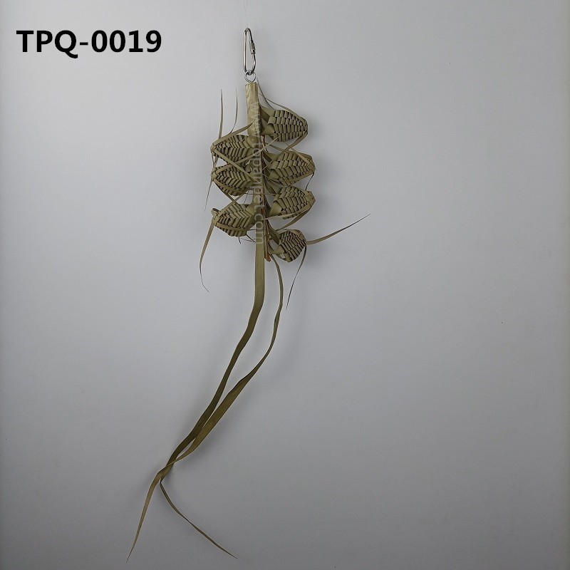 Woven Bird Toys Plam Leave Parrot Shredding Bird Cages Toy TPQ-0019 - Image 1