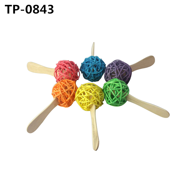 Rattan Ball Bird Toy for Pet Cage Hanging Accessories with China Manufacturer Price