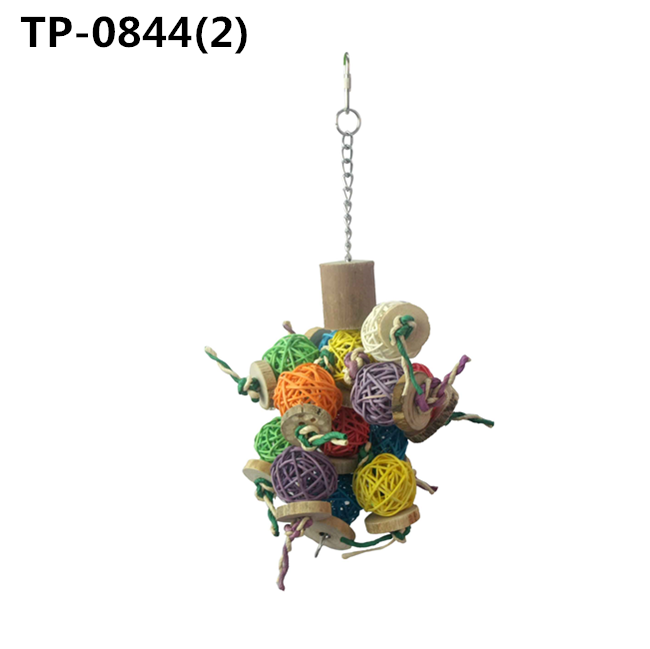 Rattan Ball Bird Toy for Pet Cage Hanging Accessories with China Manufacturer Price