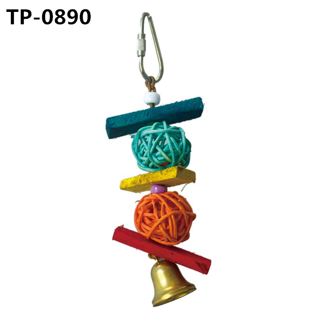 Rattan Ball Bird Toy for Pet Cage Hanging Accessories with China Manufacturer Price