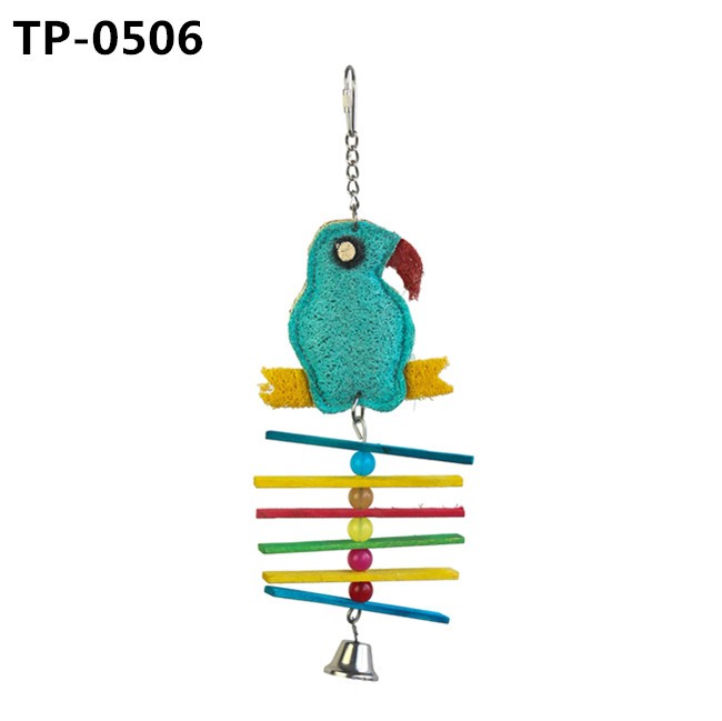 Small Bird Shredding Bites Lufah Hanging Toys for Pet Cages Accesorries Decoration Price