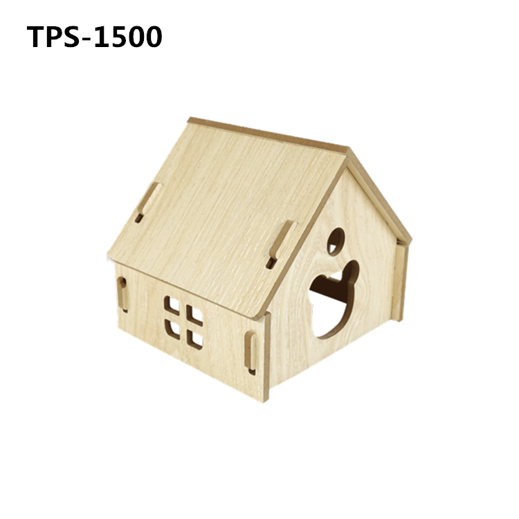 Wood Guinea Pig House Hideout,Guinea Pig Platform, Small Animals Bed Castle Habitats for Hamsters Bunny Chinchillas Playing & Sleeping Hut​ TPS-1500/01/02