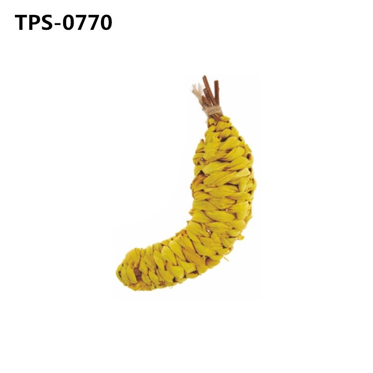 Natural Woven Banana Chewing Toys Small Animal Activity Play Toys for Bunny Rabbits Hamster Guinea Pigs Chinchilla Gerbils ​TPS-0770