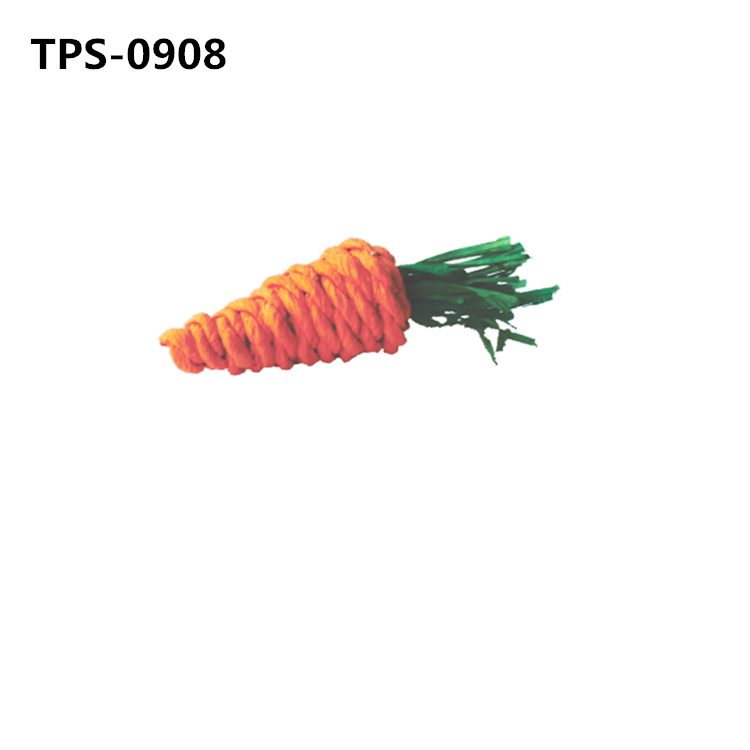 Woven Carrot Eggplant ​Hamster Chew Toys Rabbit Bites Grind Teeth Toys Small Animal Chew Toys for Bunny, Guinea Pig​ TPS-0904/5/8/9/10